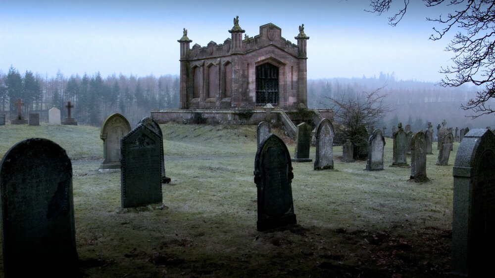 Mausoleum in a cemetery